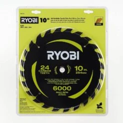 Ryobi 10 In. 24 Carbide Teeth Thin Kerf Miter Saw Blade 10 Ryobi 10 In. 24 Carbide Teeth Thin Kerf Miter Saw Blade -RYOBI TOOLS SALE ryobi table saw blades miter saw blades a181001 40 1000