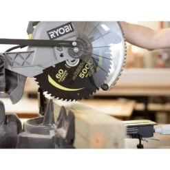 Ryobi 12 In. 60 Carbide Teeth Thin Kerf Miter Saw Blade 12 Ryobi 12 In. 60 Carbide Teeth Thin Kerf Miter Saw Blade -RYOBI TOOLS SALE ryobi table saw blades miter saw blades a181202 1d 1000