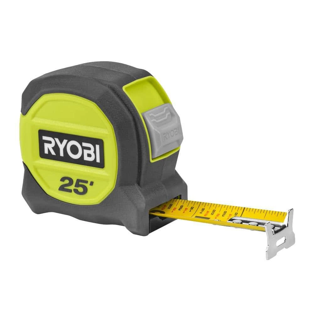 Ryobi 25 Ft. Compact Tape Measure 1 Ryobi 25 Ft. Compact Tape Measure