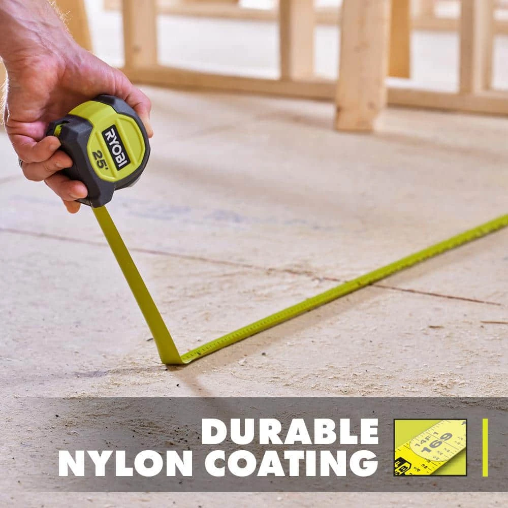 Ryobi 25 Ft. Compact Tape Measure 4 Ryobi 25 Ft. Compact Tape Measure - Image 4