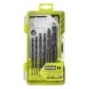 Ryobi Black Oxide Round Shank Drill Bit Set (15-Piece)