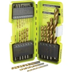Ryobi Titanium Coated Drill Bit Set (21-Piece) -RYOBI TOOLS SALE ryobi twist drill bits a972102 44 1000
