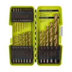 Ryobi Titanium Coated Drill Bit Set (21-Piece) -RYOBI TOOLS SALE ryobi twist drill bits a972102 c3 1000