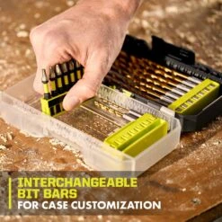Ryobi Titanium Drill Bit Set (22-Piece) 15 Ryobi Titanium Drill Bit Set (22-Piece) -RYOBI TOOLS SALE ryobi twist drill bits a972203 66 1000
