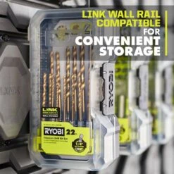 Ryobi Titanium Drill Bit Set (22-Piece) 13 Ryobi Titanium Drill Bit Set (22-Piece) -RYOBI TOOLS SALE ryobi twist drill bits a972203 a0 1000