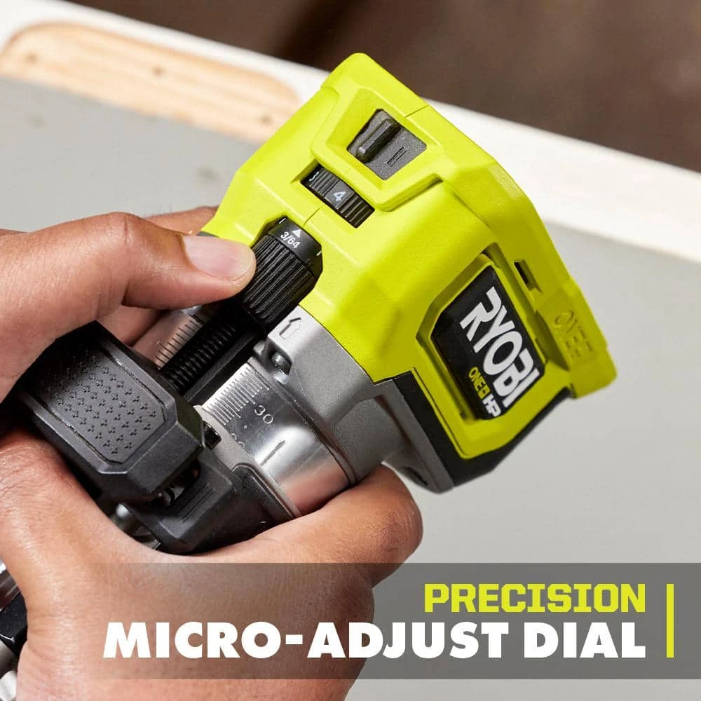 Ryobi ONE+ HP 18V Brushless Cordless Compact Router (Tool Only) 9 Ryobi ONE+ HP 18V Brushless Cordless Compact Router (Tool Only) - Image 9